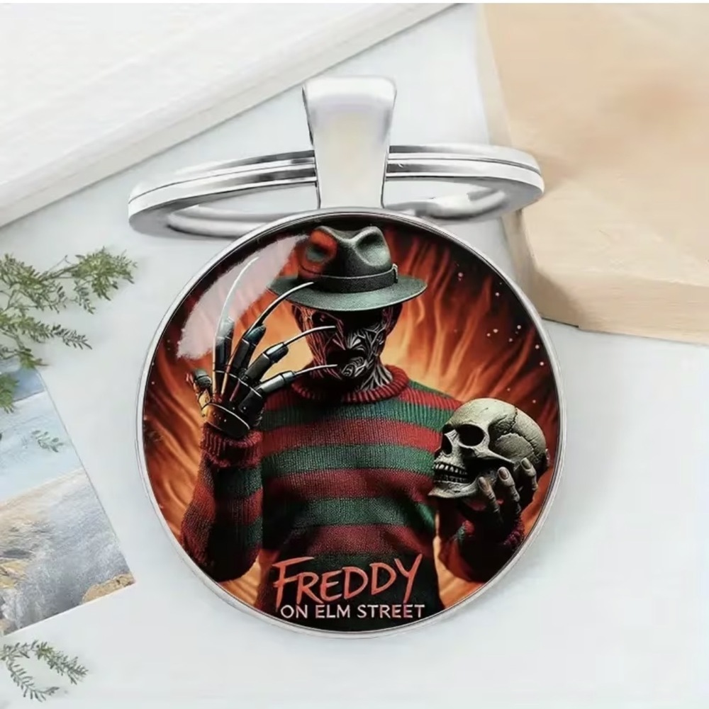 3/$25 Freddy Horror Character Keychain Nightmare On Elm Street Inspired NEW
